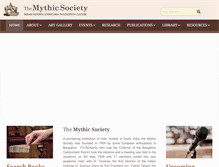 Tablet Screenshot of mythicsociety.org